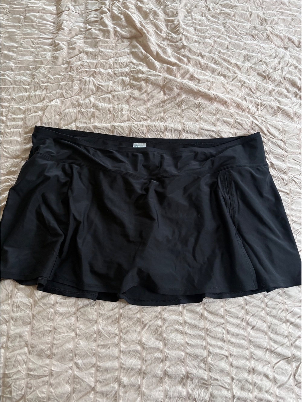 Kona Sol Women's Black Skirted Swim Bottom Size 3X